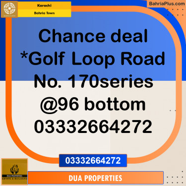 Residential Plot for Sale in Precinct 20 Golf -  Bahria Town, Karachi - (BP-167419)