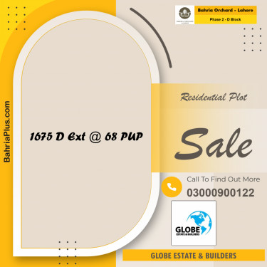 Residential Plot for Sale in Phase 2 - D Block -  Bahria Orchard, Lahore - (BP-167902)