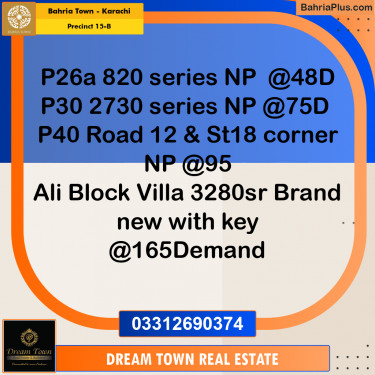 125 Sq. Yards Residential Plot for Sale in Precinct 15-B -  Bahria Town, Karachi - (BP-168024)