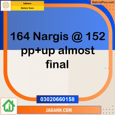 Residential Plot for Sale in Sector C - Nargis/Hussain Block -  Bahria Town, Lahore - (BP-168053)