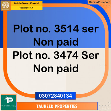 125 Sq. Yards Residential Plot for Sale in Precinct 15-A -  Bahria Town, Karachi - (BP-168350)