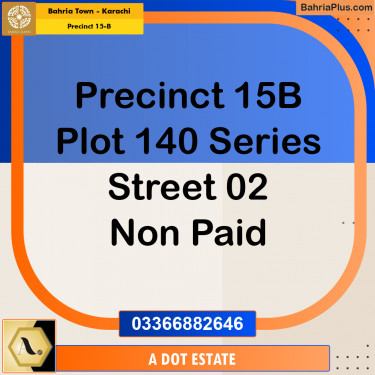 125 Sq. Yards Residential Plot for Sale in Precinct 15-B -  Bahria Town, Karachi - (BP-168406)