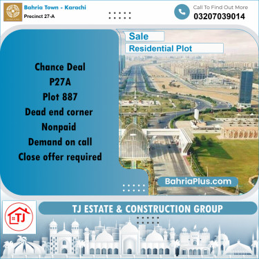 500 Sq. Yards Residential Plot for Sale in Precinct 27-A -  Bahria Town, Karachi - (BP-168638)