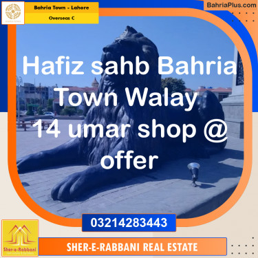Residential Plot for Sale in Overseas C -  Bahria Town, Lahore - (BP-168867)
