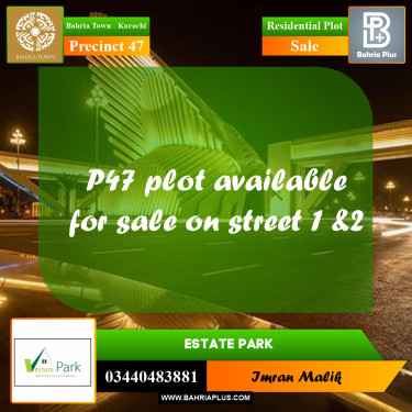 250 Sq. Yards Residential Plot for Sale in Precinct 47 -  Bahria Town, Karachi - (BP-168872)