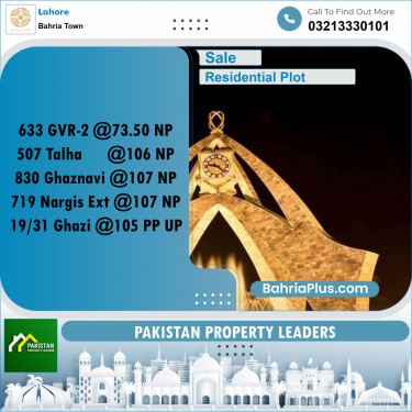 Residential Plot for Sale in Golf Phase 2 -  Bahria Town, Lahore - (BP-169408)