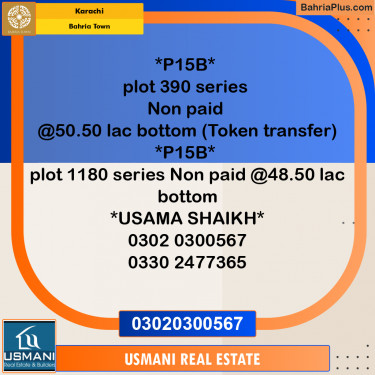 125 Sq. Yards Residential Plot for Sale in Precinct 15-B -  Bahria Town, Karachi - (BP-169816)