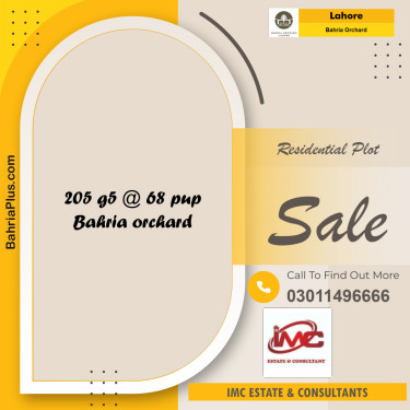 Residential Plot for Sale in Phase 4 - G5 Block -  Bahria Orchard, Lahore - (BP-169892)