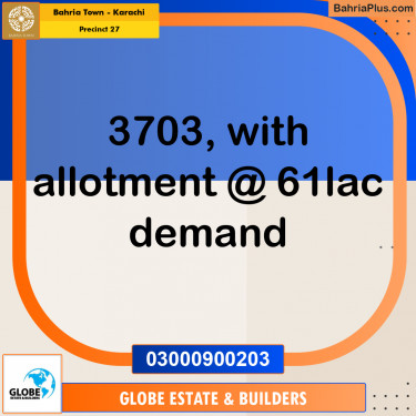 Residential Plot for Sale in Precinct 27 -  Bahria Town, Karachi - (BP-170011)