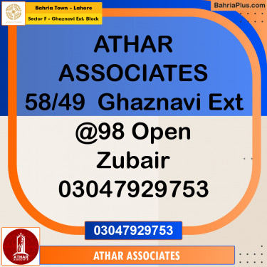 Residential Plot for Sale in Sector F - Ghaznavi Ext. Block -  Bahria Town, Lahore - (BP-170129)