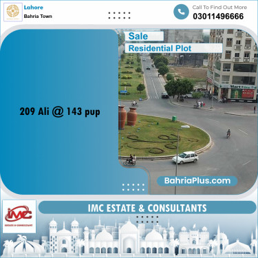 Residential Plot for Sale in Sector B - Ali Block -  Bahria Town, Lahore - (BP-170268)