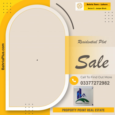 Residential Plot for Sale in Sector C - Janiper Block -  Bahria Town, Lahore - (BP-170325)