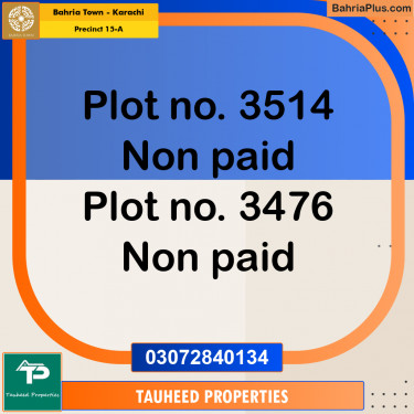 125 Sq. Yards Residential Plot for Sale in Precinct 15-A -  Bahria Town, Karachi - (BP-170516)