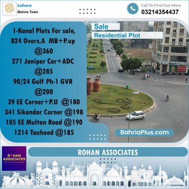 Residential Plot for Sale in Overseas A -  Bahria Town, Lahore - (BP-170543)