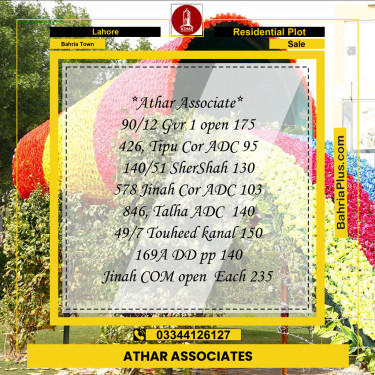 Residential Plot for Sale in Golf Phase 1 -  Bahria Town, Lahore - (BP-170642)