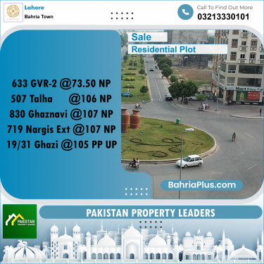 Residential Plot for Sale in Golf Phase 2 -  Bahria Town, Lahore - (BP-170726)