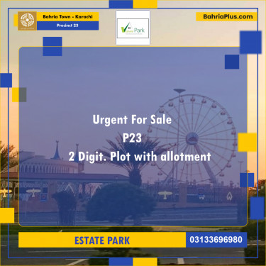 125 Sq. Yards Residential Plot for Sale in Precinct 23 -  Bahria Town, Karachi - (BP-170888)