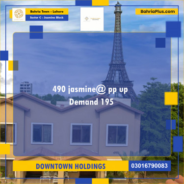 Residential Plot for Sale in Sector C - Jasmine Block -  Bahria Town, Lahore - (BP-171249)