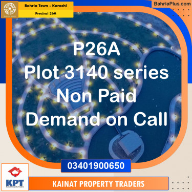 125 Sq. Yards Residential Plot for Sale in Precinct 26A -  Bahria Town, Karachi - (BP-171287)