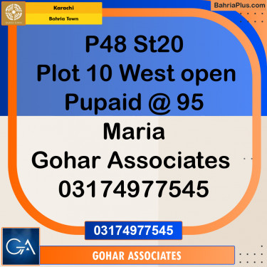 Residential Plot for Sale in Precinct 48 -  Bahria Town, Karachi - (BP-171302)