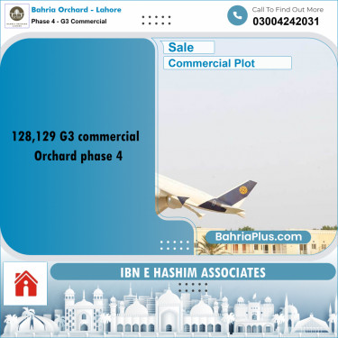 Commercial Plot for Sale in Phase 4 - G3 Commercial -  Bahria Orchard, Lahore - (BP-171346)