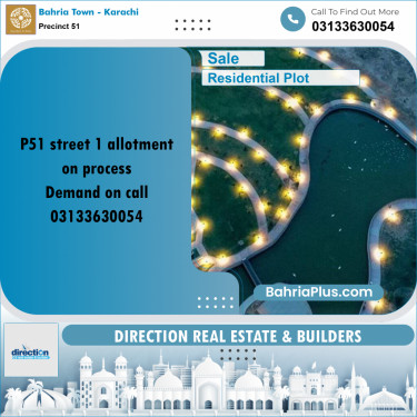 500 Sq. Yards Residential Plot for Sale in Precinct 51 -  Bahria Town, Karachi - (BP-171387)