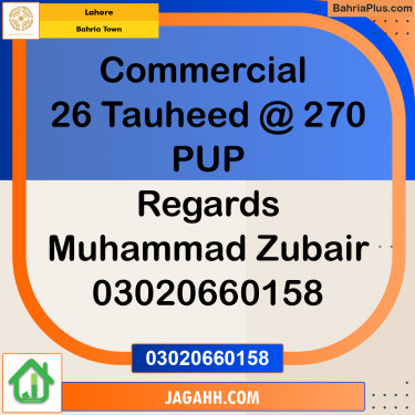Residential Plot for Sale in Sector F - Tauheed Commercial -  Bahria Town, Lahore - (BP-172034)