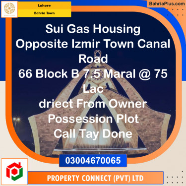 Residential Plot for Sale in Bahria Town, Lahore - (BP-172058)