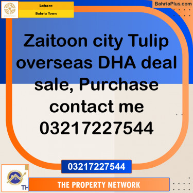 Residential Plot for Sale in Bahria Town, Lahore - (BP-172089)