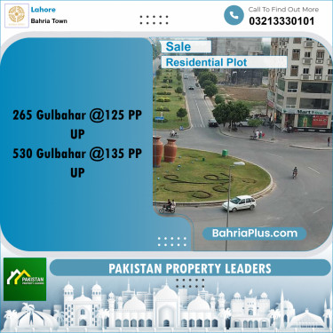 Residential Plot for Sale in Sector C - Gulbahar Block -  Bahria Town, Lahore - (BP-172287)