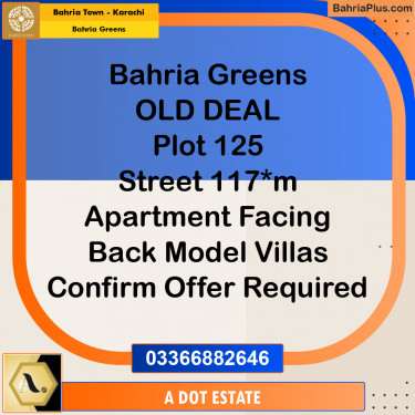 75 Sq. Yards Residential Plot for Sale in Bahria Greens -  Bahria Town, Karachi - (BP-172461)