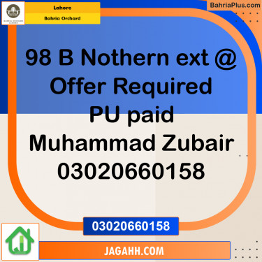 Residential Plot for Sale in Phase 1 - Northern District Ext. -  Bahria Orchard, Lahore - (BP-172851)
