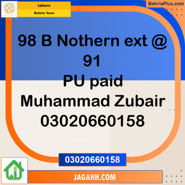 Residential Plot for Sale in Phase 1 - Northern District Ext. -  Bahria Orchard, Lahore - (BP-172866)