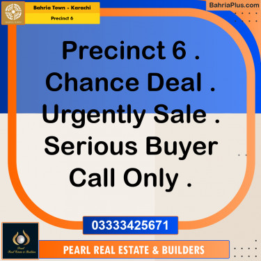 250 Sq. Yards Residential Plot for Sale in Precinct 6 -  Bahria Town, Karachi - (BP-173234)
