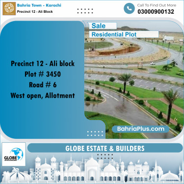 125 Sq. Yards Residential Plot for Sale in Precinct 12 - Ali Block -  Bahria Town, Karachi - (BP-173523)