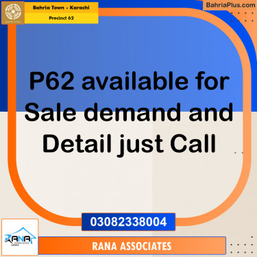 Residential Plot for Sale in Precinct 62 -  Bahria Town, Karachi - (BP-173920)