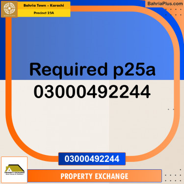 125 Sq. Yards Residential Plot for Sale in Precinct 25A -  Bahria Town, Karachi - (BP-173957)