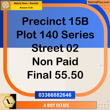 125 Sq. Yards Residential Plot for Sale in Precinct 15-B -  Bahria Town, Karachi - (BP-173979)