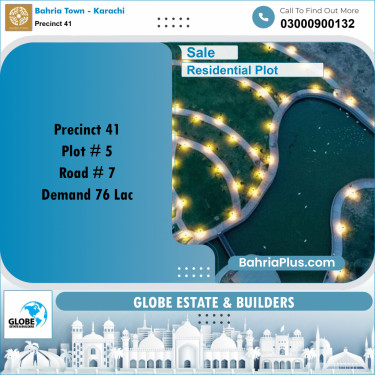 500 Sq. Yards Residential Plot for Sale in Precinct 41 -  Bahria Town, Karachi - (BP-174709)