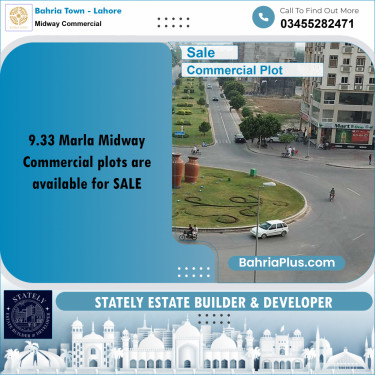 Commercial Plot for Sale in Midway Commercial -  Bahria Town, Lahore - (BP-175134)