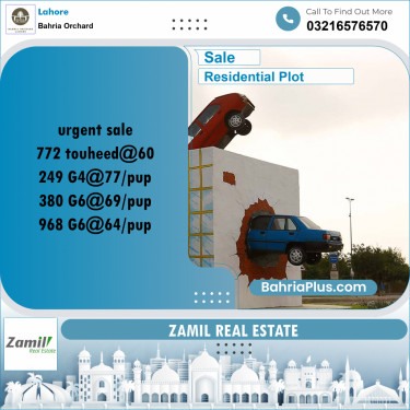 Residential Plot for Sale in Phase 4 - G4 Block -  Bahria Orchard, Lahore - (BP-175492)