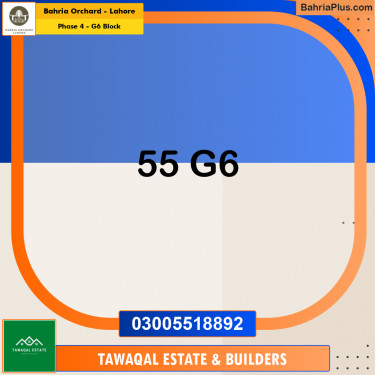 Residential Plot for Sale in Phase 4 - G6 Block -  Bahria Orchard, Lahore - (BP-175498)