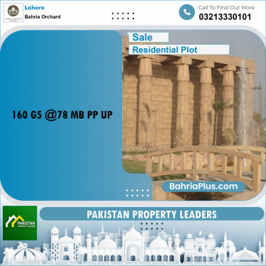 Residential Plot for Sale in Phase 4 - G5 Block -  Bahria Orchard, Lahore - (BP-175853)