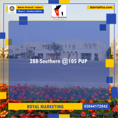 Residential Plot for Sale in Phase 1 - Southern District -  Bahria Orchard, Lahore - (BP-175966)