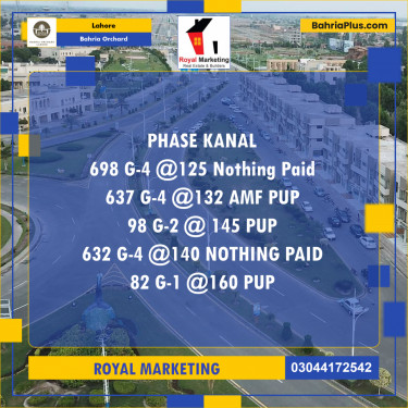 Residential Plot for Sale in Bahria Orchard, Lahore - (BP-175970)
