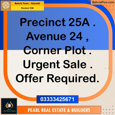 125 Sq. Yards Residential Plot for Sale in Precinct 25A -  Bahria Town, Karachi - (BP-176177)