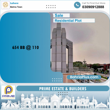 Residential Plot for Sale in Bahria Town, Lahore - (BP-176192)