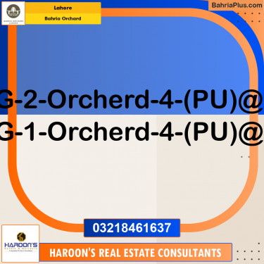 Residential Plot for Sale in Bahria Orchard, Lahore - (BP-176414)