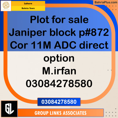 Residential Plot for Sale in Bahria Town, Lahore - (BP-176510)