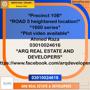 125 Sq. Yards Residential Plot for Sale in Precinct 10-B -  Bahria Town, Karachi - (BP-176596)